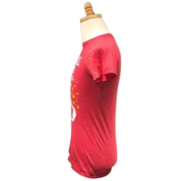 Rock and Roll Hall of Fame Red Retro Electric Guitar Graphic Tee - Picture 4 of 7